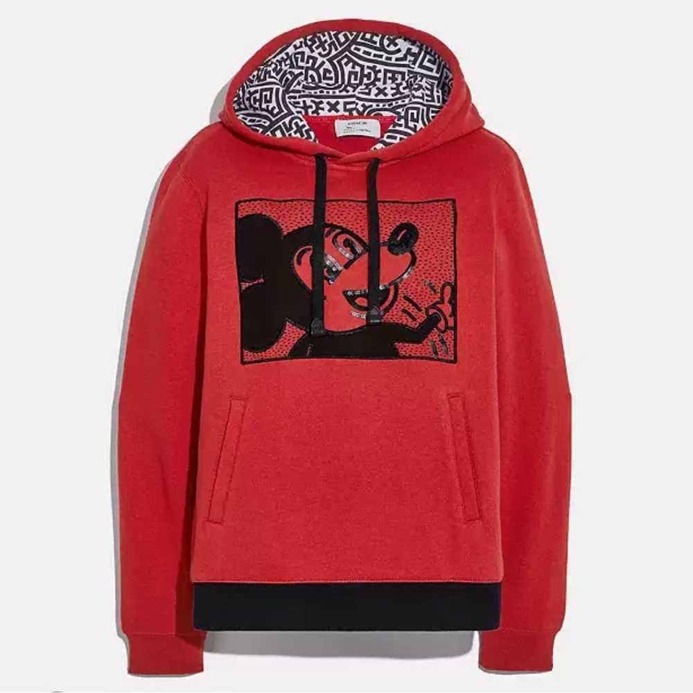 ✨NWT Coach x Keith Haring Mickey Mouse Sweatshirt Hoodie✨